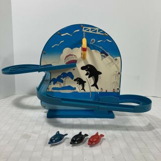 Vintage 1985 Jumping Flipper Game Dah Yang Toys Japan Magnetic