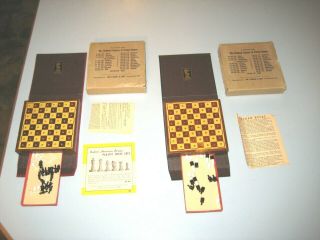 Wwii Drueke Vol.  100 Chess Checkers 101 Game The Library Of Pocket Games