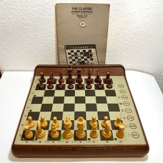 The Classic Fidelity International Electronic Chess Set Model Cc8 &