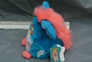 1999 Tiger Furby Baby Model 70 - 940 Blue and Pink with Tag 3