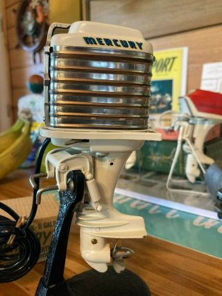 K&O MERCURY OUTBOARD MARK 78A Drink mixer TOY OUTBOARD MOTOR Battery Operated 2