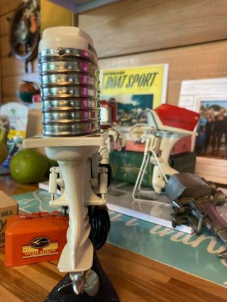 K&O MERCURY OUTBOARD MARK 78A Drink mixer TOY OUTBOARD MOTOR Battery Operated 3