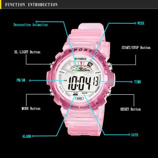 Practical Watch Unisex Student Electronic Wrist Watch LED Digital Sports Watch 2