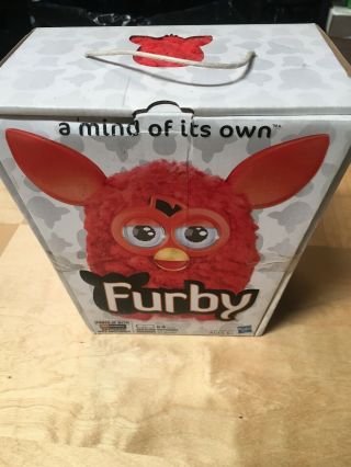 2012 Furby Orange Red Phoenix Electronic Pet By Hasbro - Perfectly.