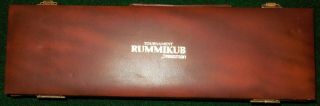 Pressman Tournament Rummikub With Carrying Case 1982 Board Game Adult Owned