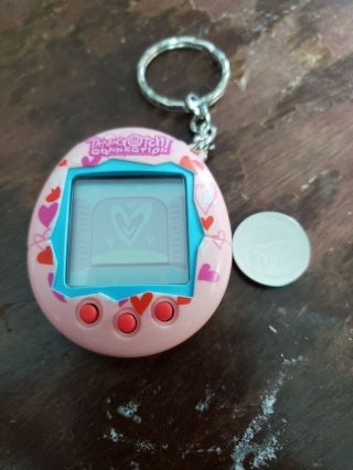 Tamagotchi Connection V1 Pink With Hearts -,