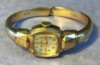 Vintage 10k Rolled Gold Bulova Ladies Watch.  Runs Accurately.  Small Wrist.