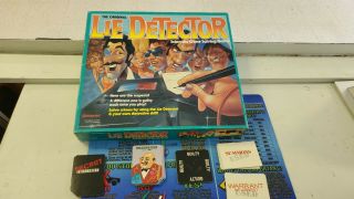 The Lie Detector Board Game Vintage 1987 Pressman Complete