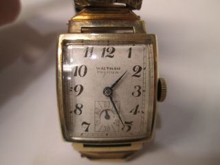 Vintage Waltham Premier 10k Gold Filled Running Watch 17 Jewels