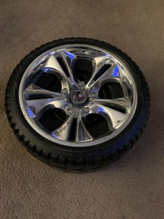Power Wheels Tires And Rims With Caps Cadilac Escalade Fisher Price