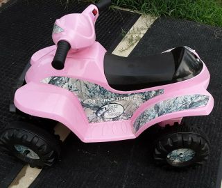 Mossy Oak 6 Volt Battery Powered Ride - On Quad 4 Wheeler For Toddlers Kids