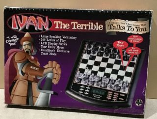 Excalibur Games Ivan The Terrible Computerized Chess Game Pre - Owned Never Played