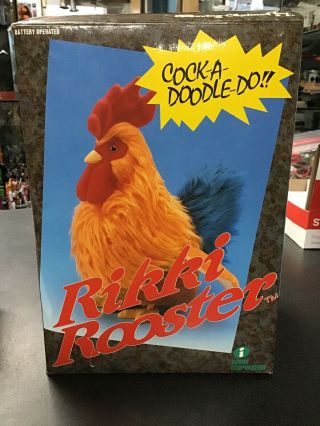 Rikki Rooster,  Battery Operated Iwaya Corporation Rooster,  1991