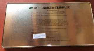 Saskatchewan Roughriders Cribbage Board Game Complete Limited Edition S4 3