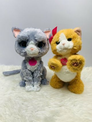 Furreal Friends Bootsie & Daisy Kitty Plush Fur Real Interactive Cats