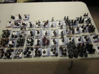 Star Wars Miniatures 30 Different Minis,  No Cards
