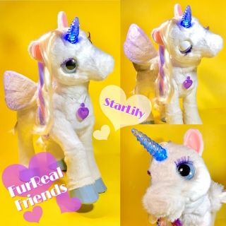 Furreal Friends Magical Unicorn Starlily Pet Interactive Toy Plush Kawaii Fairy