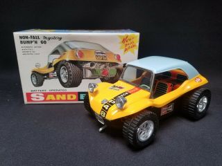 Vintage Plastic Sears Bump And Go Non Fall Meyers Manx Dune Buggy W Box