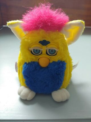 90s Yellow Furby Baby Blue Belly