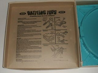 VINTAGE 1968 BATTLING TOPS IDEAL GAME MADE IN USA 2