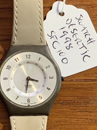 Swatch Desertic Sfc100 Watch 1997 Vintage 34mm Skin Unisex Quartz Mug101