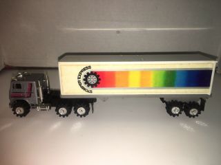 Schaper Stomper Gray Semi With Stompers Express Trailer,