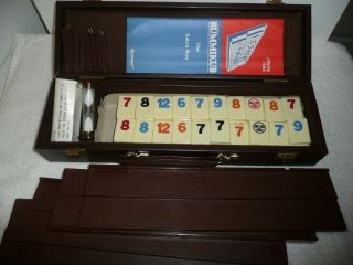 Vintage 1982 Pressman Tournament Rummikub Game Complete Set Case