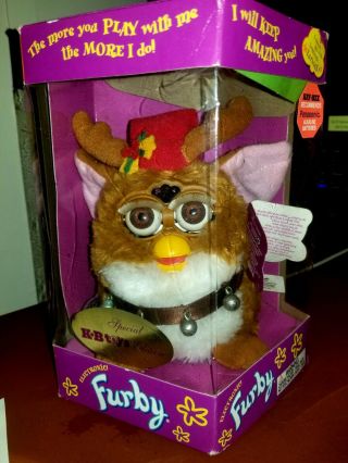 Furby Special Edition " Reindeer " Model 70 - 794 K - B Toys