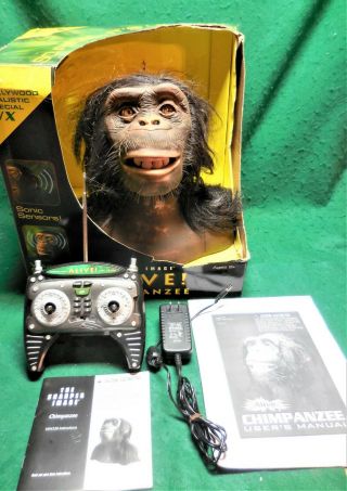 Wow Wee “alive Chimpanzee” No.  Ww258 Animatronic - Complete &