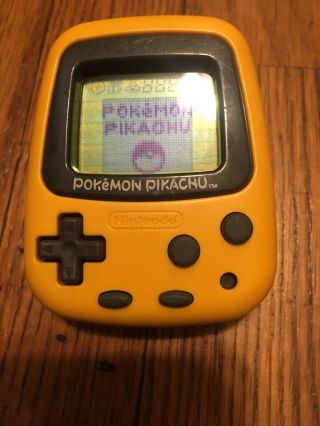 Nintendo Pokemon Pikachu Pedometer Virtual Pet 1998 - Battery,  Great
