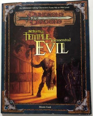 Dungeons & Dragons Return To The Temple Of Elemental Evil 2001 Wtc 11843