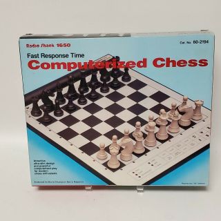 Radio Shack 1650 Fast Response Program Tandy Computerized Chess Board