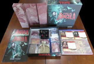 Fury Of Dracula 4th Edition Board Game (sleeved,  Adult Owned,  Played Once)