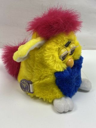 1999 Furby Babies Tiger Electronics Yellow Blue Pink Vintage With Tag 2