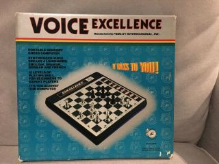 Vintage Fidelity Chess Computer Voice Excellence 1985