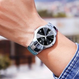 Watch De Relojes Men S Quartz Watches Wristwatch Mens Stainless Steel Waterproof 2