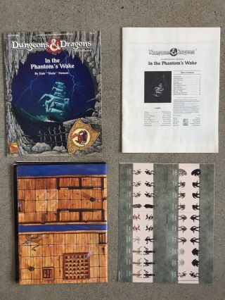 D&d Dungeons & Dragons In The Phantoms Wake Game Adventure Tsr 9436 1993