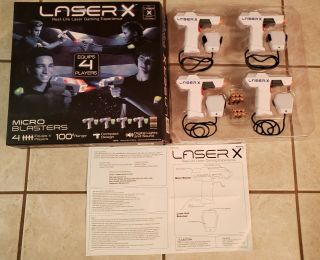 Laser X Micro Blasters 4 Players Real Life Laser Tag W/batteries.