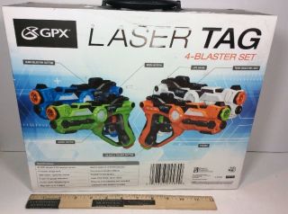 4 Gpx Gen 2 Laser Tag Blaster,  Set Of 4,  Lt458 Fun Kids Outdoors Christmas Gift