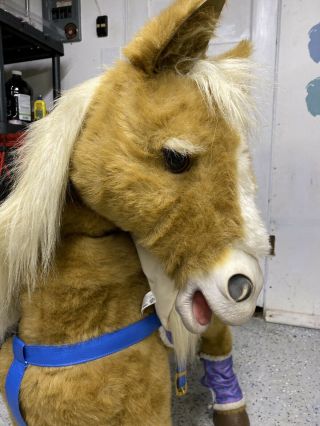 Hasbro Fur Real Friends Butterscotch interactive pony horse W Saddle N Brush 2