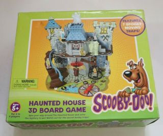 Vintage 2009 Scooby - Doo Haunted House 3 - D Game By Pressman