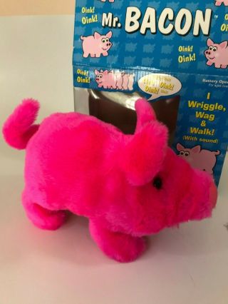 Westminster Mr.  Bacon Battery Operated Pig (pink) 1998