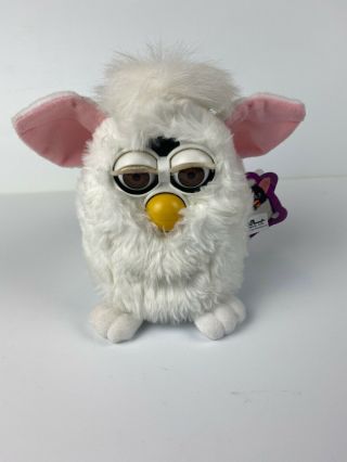 Furby Tiger Electronics Toy 1998 1st Generation White Pink 70 - 800.