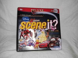 Disney Scene It 2nd Edition Second Edition Deluxe Board Game 100 Complete