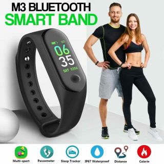 Smart Band Watch M3x Sport Wristband Fitness Tracker Heart Rate Blood Pressure