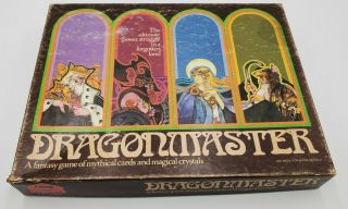 Vintage 1981 Milton Bradley Lowe Dragonmaster Fantasy Card Game 100 Complete