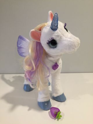 Furreal Friends Starlily My Magical Unicorn With Sugarberry Treat Interactive