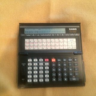Vintage Casio Fx 795 P Personal Handheld Computer Calculator