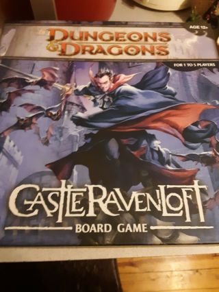 Wotc D&d Boardgame Castle Ravenloft Box Dungeon And Dragons Board Game Complete