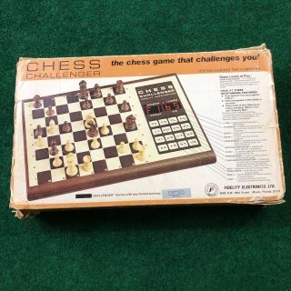 Fidelity Chess Challenger Model BCC Vintage Computer Game Complete 3